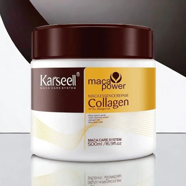 Karseell Hair Mask Collagen Treatment Cream – Argan Oil & Maca Essence, 16.9 Oz 500ml: Revitalize Your Hair HAIR MASK JJ WHOLESALE JJ WHOLESALE